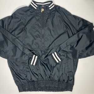 Vintage Pro Player Half Zip Pull Over Windbreaker Oversized Sz Lg